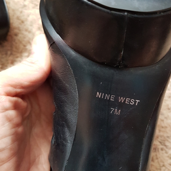 Nine West leather shoes size 7 - Picture 2 of 8